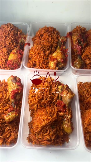 Delivering Jollof Rice Packs with Chicken in Slough