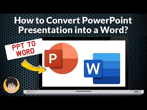 How to Convert PowerPoint Presentation into a Word | PPT to Word.