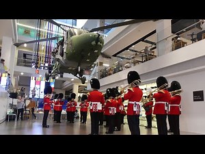 The Band of the Welsh Guards at The National Army Museum