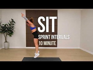 10-Min Sprint Interval Workout (HIIT) for Women Over 40 🔥 Fat Burn + Metabolism Boost