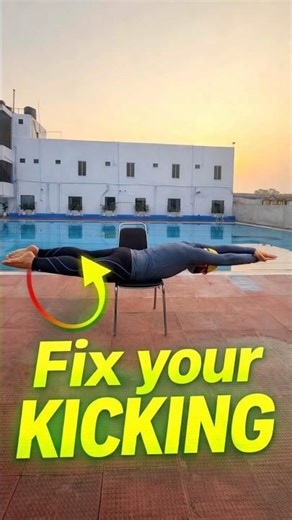 Fix your Freestyle kick in ( instand speed speed boost) #shorts #swimming #swimtips