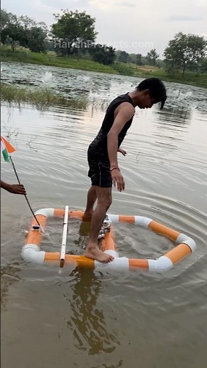 Homemade RC Boat using PVC Pipe | Rescue Boat 😎