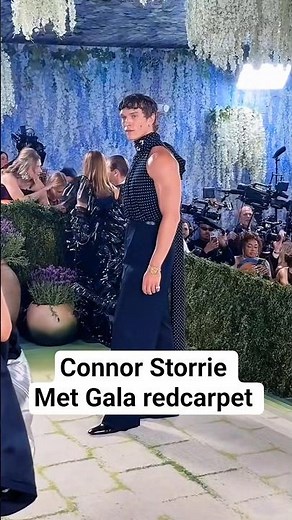Connor Storrie MET GALA 2026 Red Carpet Debut 💎 #connorstorrie #metgala #debut