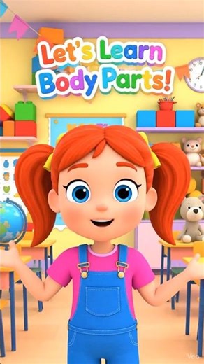 Let’s Learn Body Parts! 👀👂🖐️✨🐼🐼 #kidseducation #kids