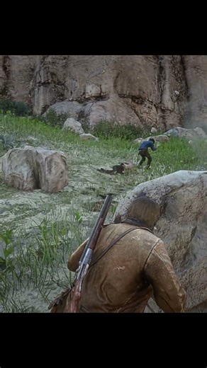 He flew out of the map 😂 #rdr2 #fyp