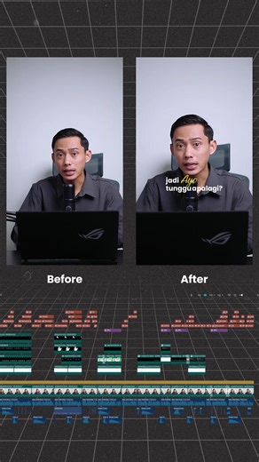 Behind the scene proses editing video talking head pakai CapCut PC. Motion sederhana, animasi teks yang clean, dan ritme yang disesuaikan biar tetap enak ditonton sampai akhir. Kadang yang kelihatan simpel di hasil akhir, justru detailnya paling banyak di timeline. #editingvideo #capcutpc
