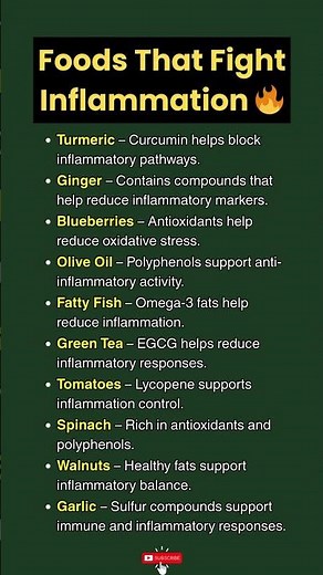 10 Best Foods That Fight Inflammation