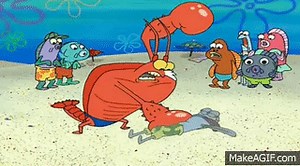 Beating a dead fish on Make a GIF