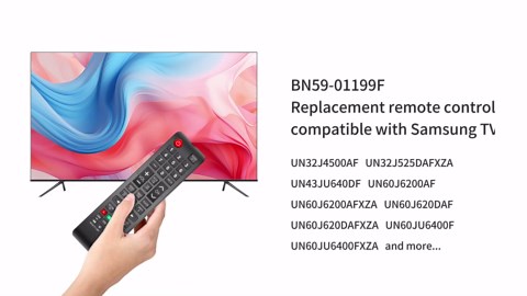 Amazon.com: Universal Remote Control – Specific for Samsung Smart TV – Samsung Remote Replacement for LCD LED HDTV 3D Smart TV - Durable and Sleek - Smart Remote with IR Technology, 2 AAA Batteries not Included : Electronics