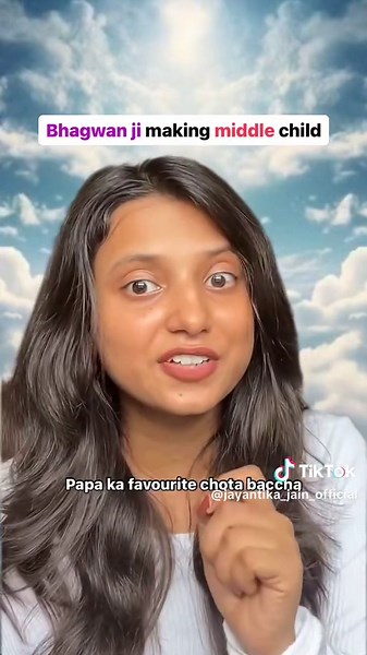 Sorry vo middle child ki reel unki hi tarah ignore ho gyi thi🤭🤭__Follow for more relatable content 💕__Finally posted this one on your demand _ #jayantika_jain_official #jayantikajain #relatable #funny #couplecomedy