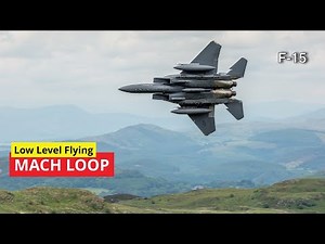 Insane Low Level flying F-15 Eagles at Mach-Loop