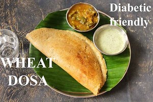 411K views · 1.5K shares | WHEAT DOSA is a healthy diabetic friendly breakfast in which whole wheat is ground with coconut and spices. You can prepare the dosa instantly or you can rest the batter for 2 hours. Both ways it tastes good. Check out how easy it is. Subscribe to my channel: https://bit.ly/2RI2ru4 Also check: Ragi rotti : https://youtu.be/1ahrqMN4ae0 | Udupi-recipes | Facebook
