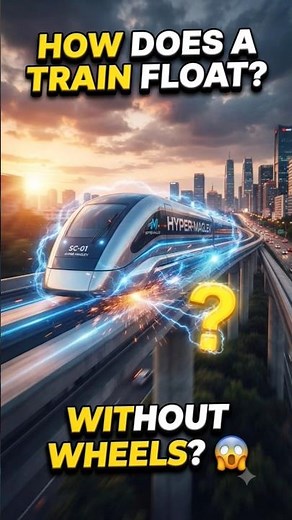How Do Maglev Trains Float? 🚄 | Magnetic Levitation Explained Simply