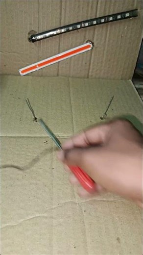 "Quick LED Strip Light Test with a Tester Screwdriver 🔧💡"