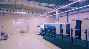 Printing with an offset machine on paper | Premium Stock Video Footage