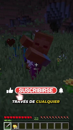 El PASTO de Minecraft ya no sera un problema al PELEAR - Attack Thoughts Grass #minecraftmods