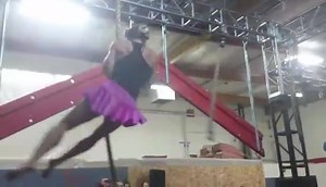 My team, #ShinobiWanKenobi got first place at Apex Movement's Team Competition! We won the relay round with the only completion, and got 2nd in the speed round. I got 2nd place in the rope skills challenge, which entailed going back and forth through the rope jungle to failure. I love burnout challenges! | Jessie Graff ジェシー・グラフ