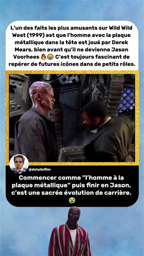 Avant Jason, Il Était « L’Homme à la Plaque Métallique » 🔥😂 | Wild Wild West (1999)