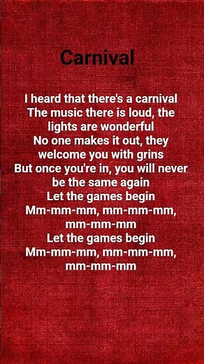Carnival by John Michael Howell lyrics #easylyrics #carnival #song #songlyrics