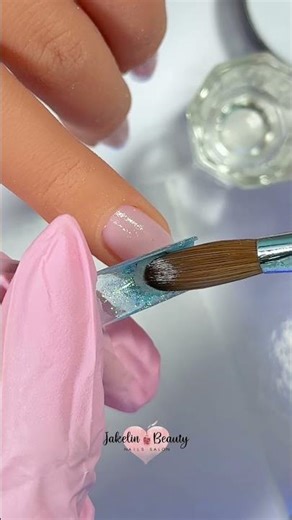💕Encapsulated Nails with Mother-of-Pearl/ AcrySoft Technique💅