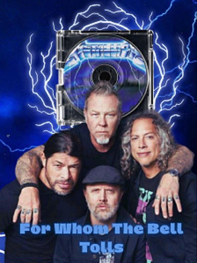 CDLyricsVideo with Metallica For Whom The Bell Tol #cdlyrics #lyrics #jameshetfieldedit #trashmetal #metalica #cliffburton