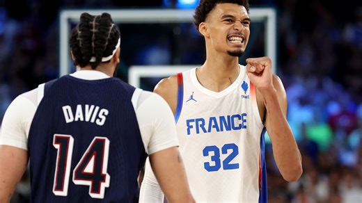 The U.S. men's basketball team topples France to win its fifth straight Olympic gold