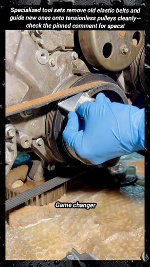 How Stretch Belt Tool Kits Replace Engine Belts Fast.