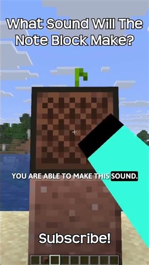 What Sound Will The Note Block Make When Placed On Polished Granite? In Minecraft!