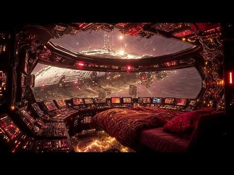 🌙 Cozy Nostromo Living Quarters | Retro Space Cabin Ambience, Soft Engine Drone for Study & Rest ✨