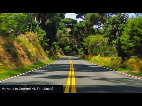 SCENIC GARDEN ROUTE DRIVE | Knysna to George | 4K Timelapes | N2 Highway South Africa