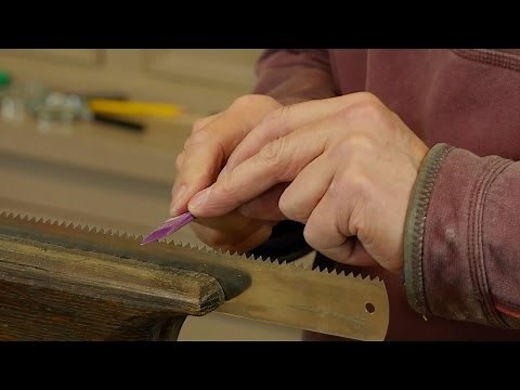 Sharpening the Frame Saw | Paul Sellers