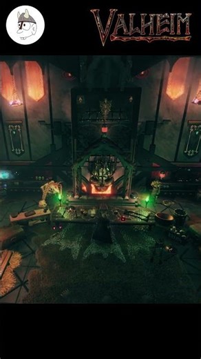 Halloween Themed Build Showcase - Advanced Interior Design... #valheim #valheimbuilding #fypシ #fyp