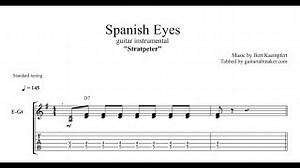 Spanish Eyes TAB - guitar instrumental tabs (PDF   Guitar Pro) Chords - ChordU