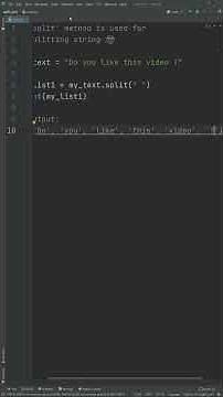 join and split in Python #shorts