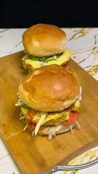 Simple Burger | Easy & Tasty Recipe 🍔 #simpleburger#burgerrecipe#easyrecipe#fastfood#homemadefood
