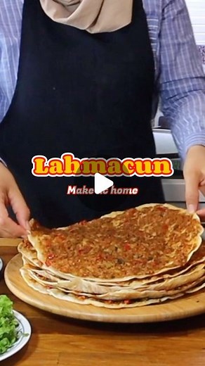 Aysenur Altan on Instagram: "we are making lahmacun at home!. On my new YT video, I am sharing the lahmacun recipe with all the details from preparing the dough, making the minced meat topping, shaping, transferring, and baking. You can cook lahmacun either on a stove-top in a wide nonstick pan with a lid or bake in the oven. Check the full recipe video on YouTube Turkish Food & Travel for more useful tips to make it easy and successful in both ways. Ingredients for lahmacun: For the dough: 1 cu