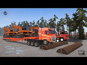 MudRunner Mods Truck GamePlay | Extreme Truck vs Speed Bump Challenge! | Ep.02 #MudRunner