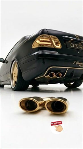 DÜNYADA TEK! 2001 Mercedes CLK 320 Gold Edition | 24 Ayar modified.#CarDesign #Modifiye