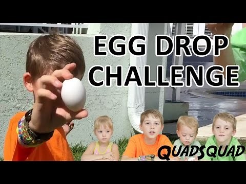 EGG DROP CHALLENGE! Try not to break it!
