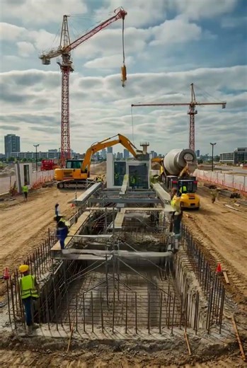 30 Second Construction Timelapse | Modern Apartment Building Rising Fast #construction