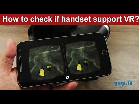 How to check if handset supports VR?