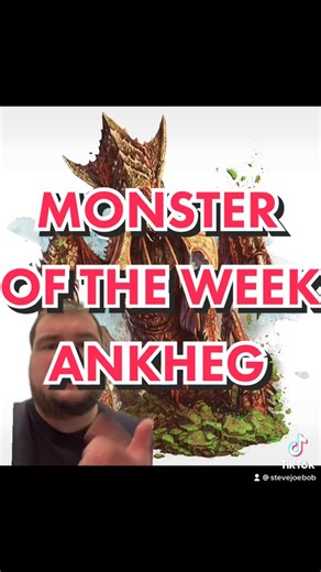 Monster of the Week: Ankheg (reupload) #dnd #dndtiktok #dnd5e #monstermanual #monsteroftheweek