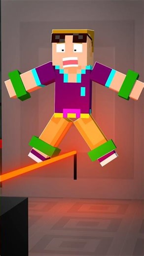 Skill vs Power💪 - Minecraft Animation #shorts