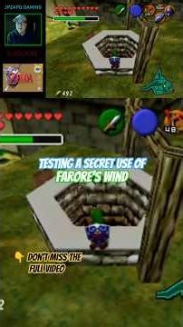 Testing a SECRET use of FARORE'S WIND | subscriber question #zeldaocarinaoftime