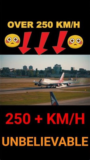 Aircraft Land at 250 km/h — Why Don’t Tires Explode? 😳