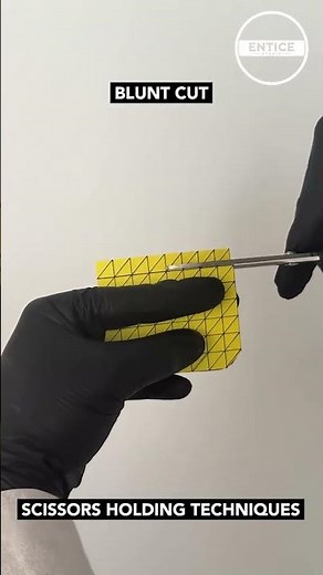 Scissors holding techniques!