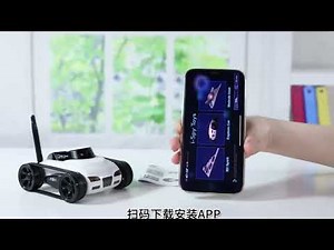 RC Camera Tank 🤖 FPV WiFi Real-Time HD Video! App Control Mini Robot Car 🔥
