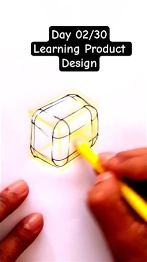 Product Design Sketching Tutorial Beginner | Rounding corners