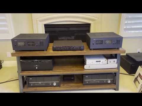 Yamaha C-2a driving two B-2 amplifiers.