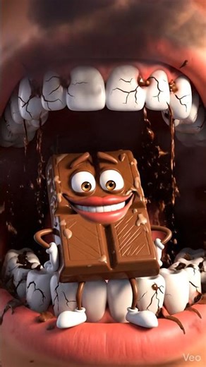 "चॉकलेट खाने से दांत को क्या होता है?"❓🤔#trending #youtubeshorts #viral #isospeed #shorts